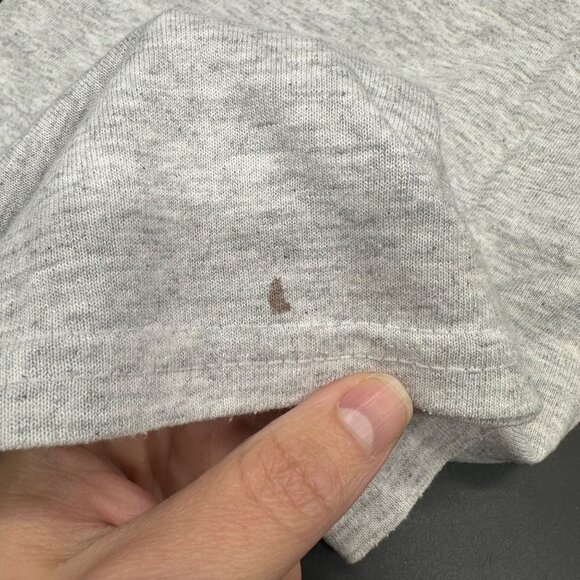 Vintage T Shirt 1990s American Christian Grace God Gray XL Patriotic July 4th - Picture 7 of 8